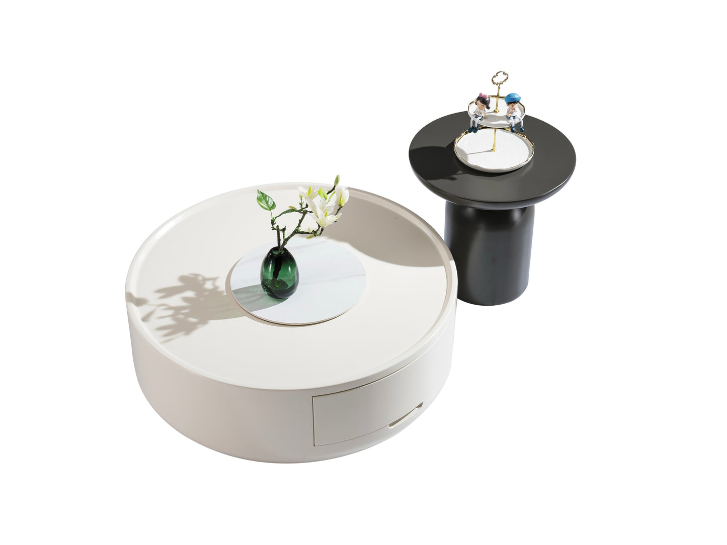 CL-CT8123 Creamy coffee table set