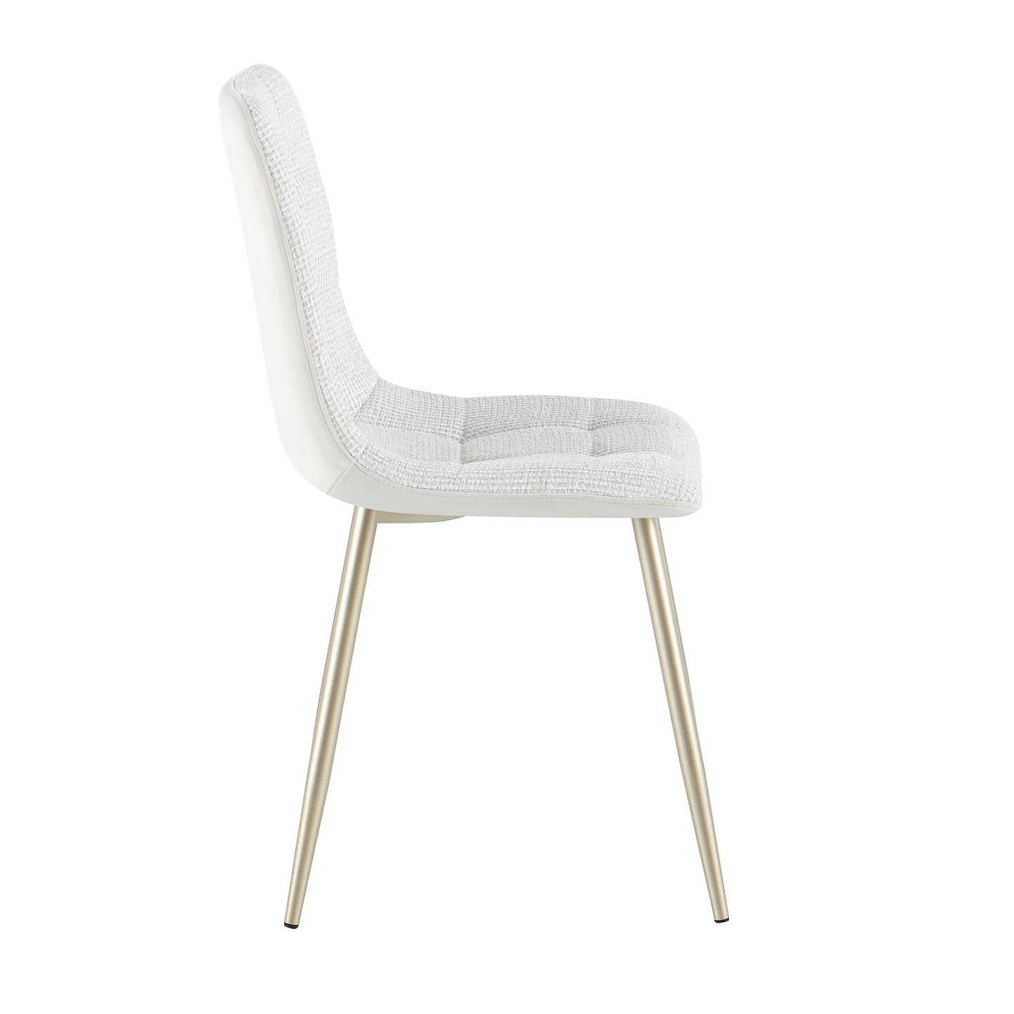Light White Fabric Dining Chair - 20A17