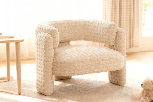 Vanilla Boucle Occasional Chair -- CL23049