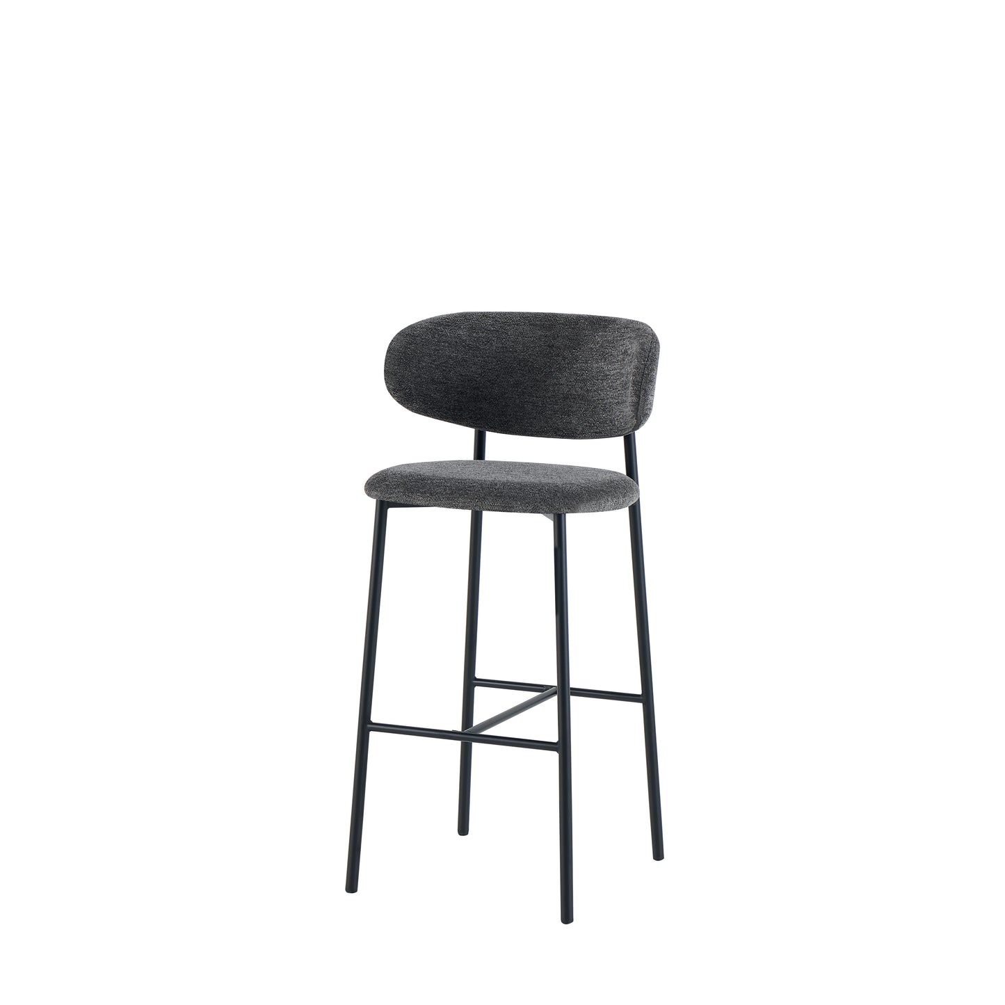 Dark Grey Fabric Bar Stool - CL-45L