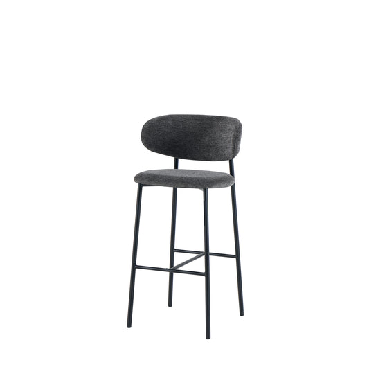 Dark Grey Fabric Bar Stool - CL-45L