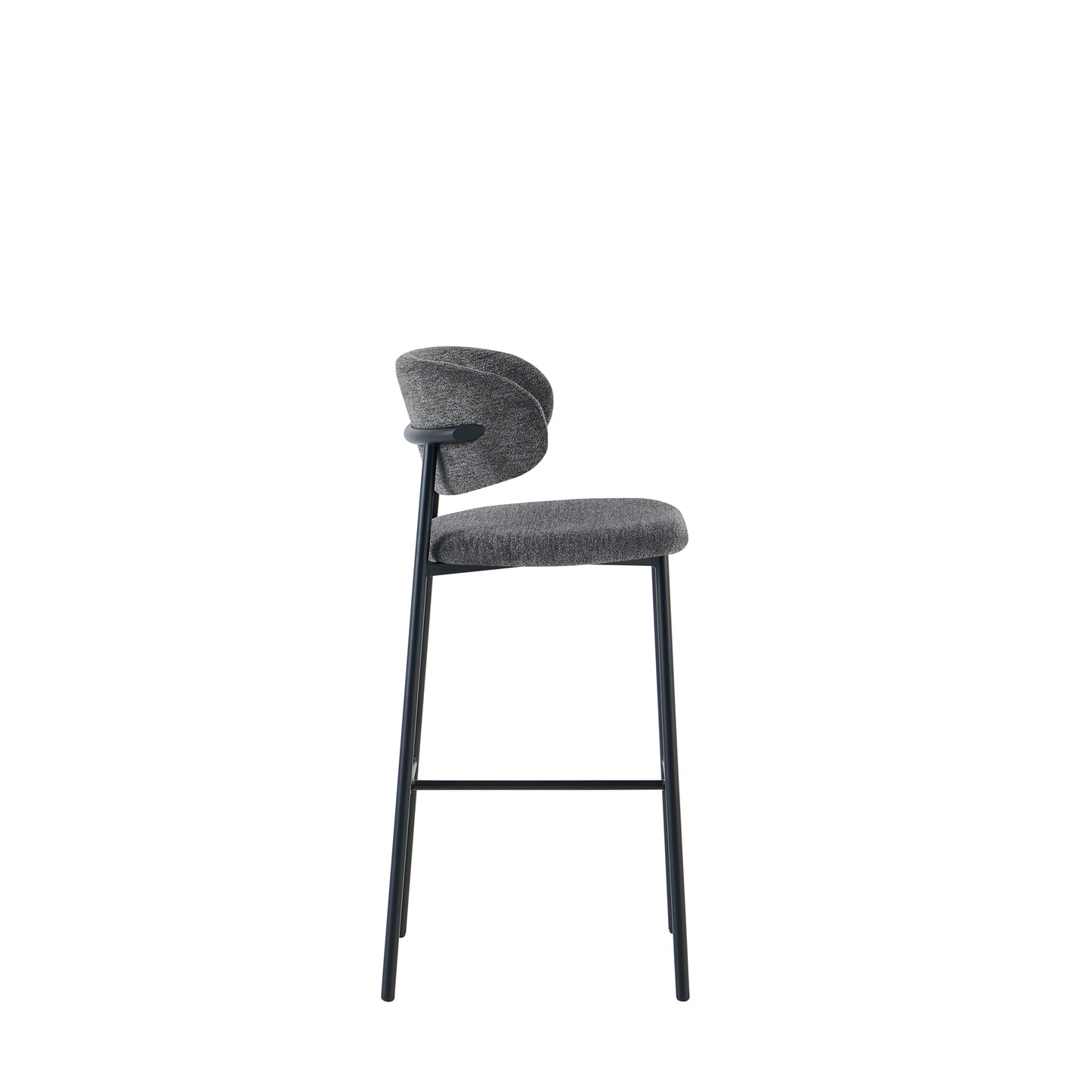 Dark Grey Fabric Bar Stool - CL-45L