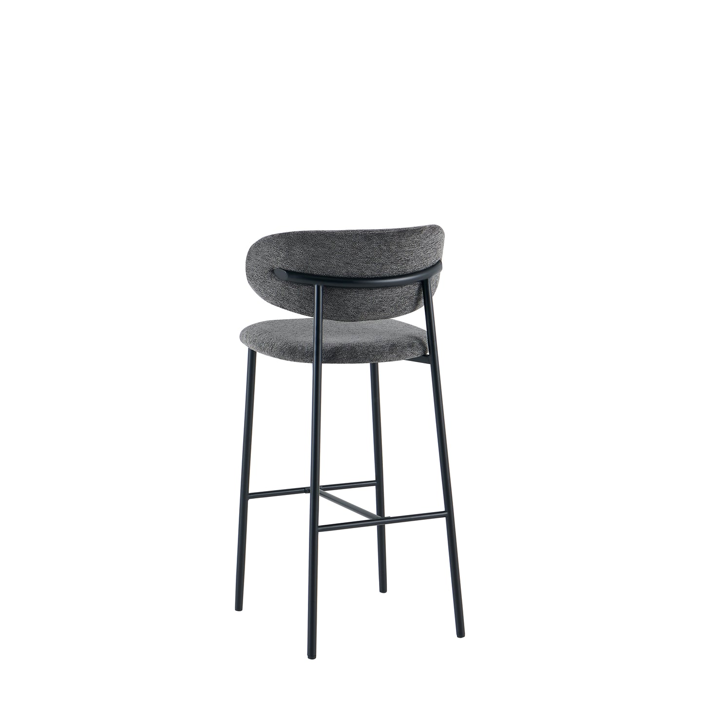 Dark Grey Fabric Bar Stool - CL-45L