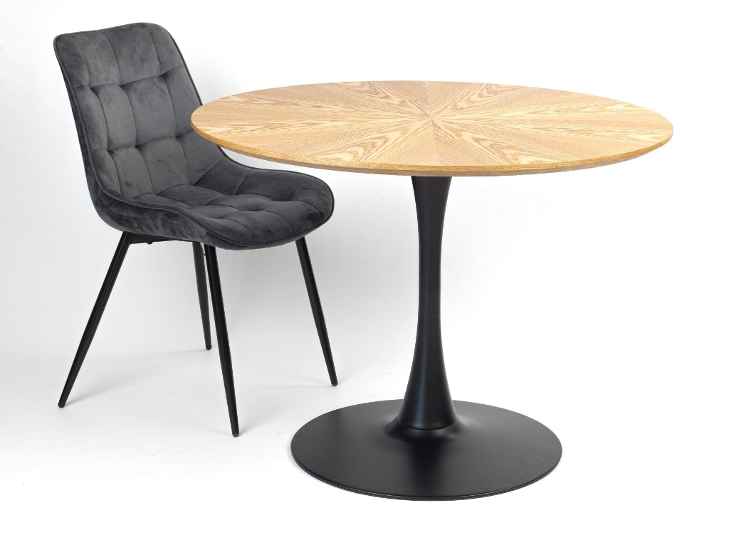 Grey Velvet Dining Chair - DC01