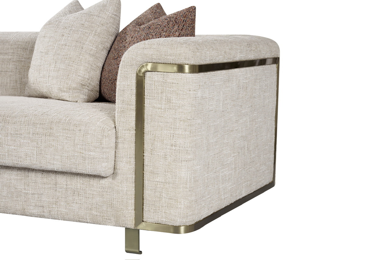 Beige Luxury 3 Seater Sofa - CL8088