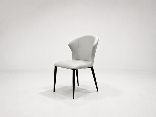 Light Grey Fabric Dining Chair‑Y278 (Set of 2)