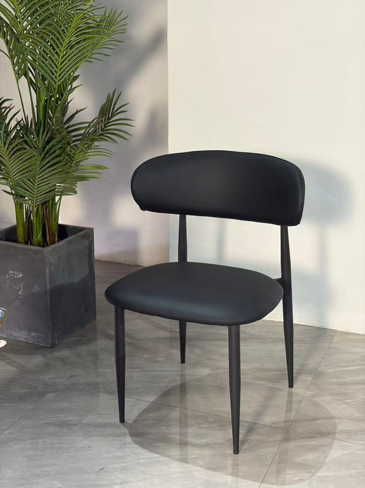 Black PU Dining Chair‑Y279 (Set of 2)