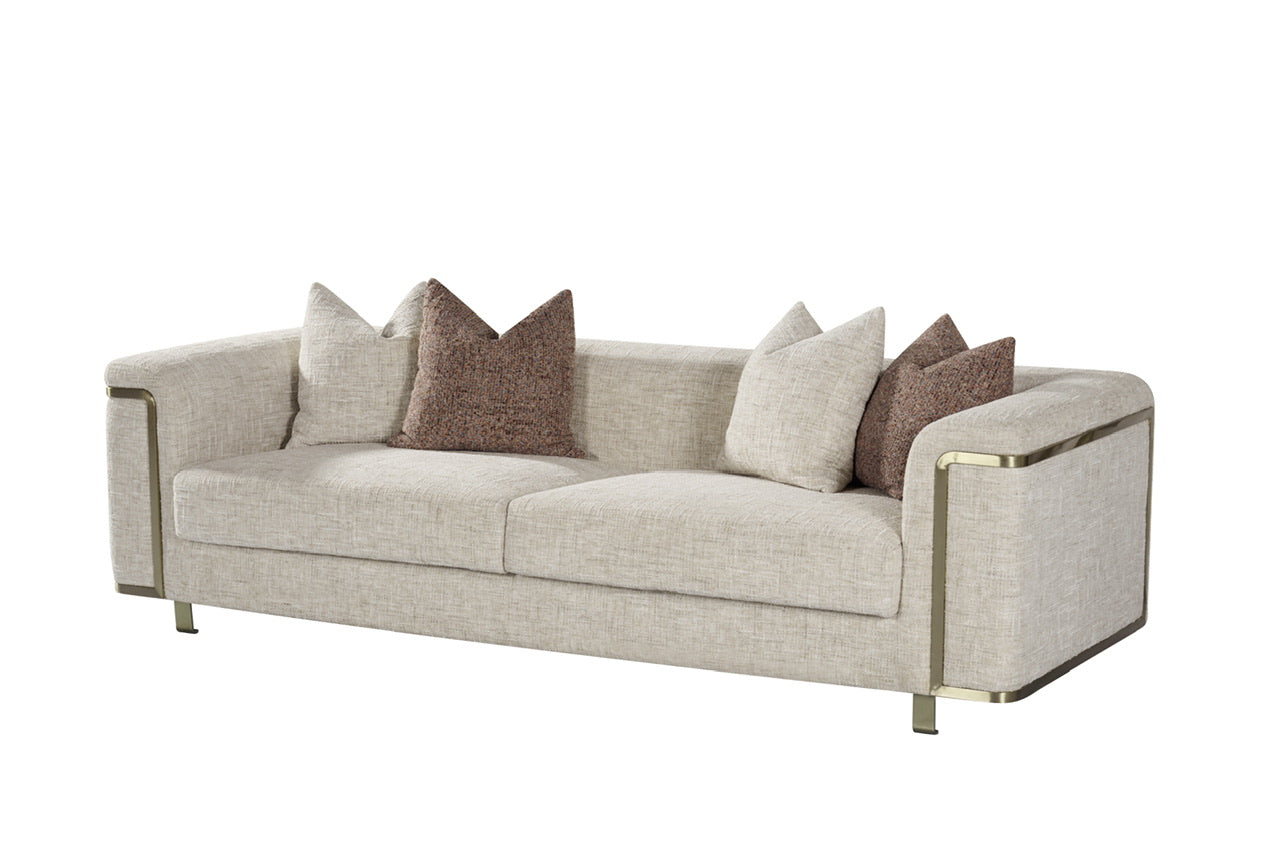 Beige Luxury 3 Seater Sofa - CL8088