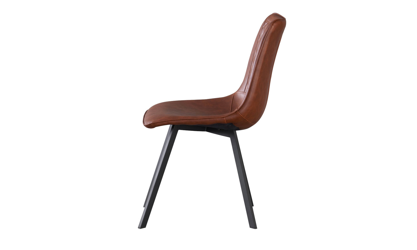 Reddish Brown PU Dining Chair - CL5062