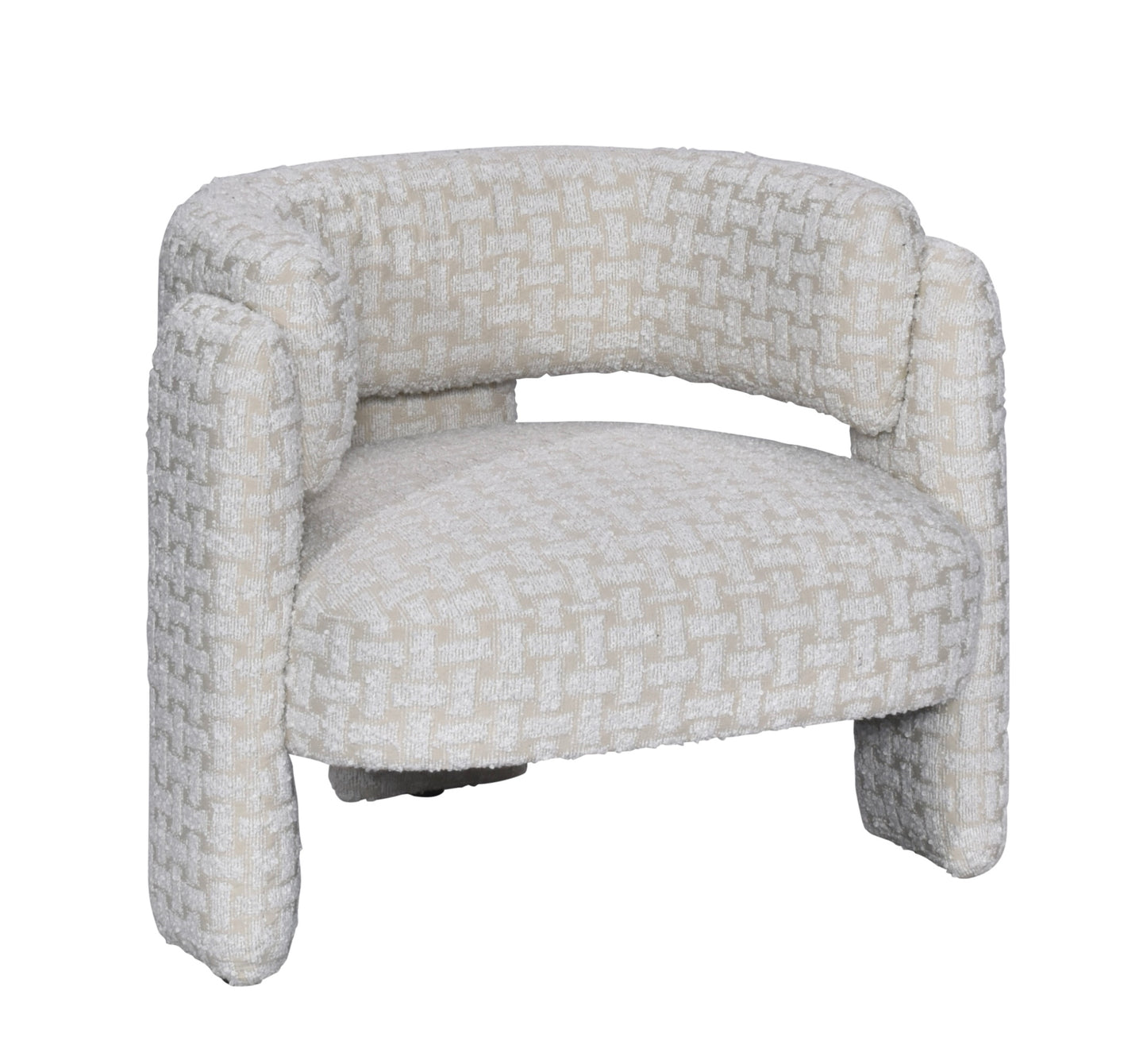 Vanilla Boucle Occasional Chair -- CL23049