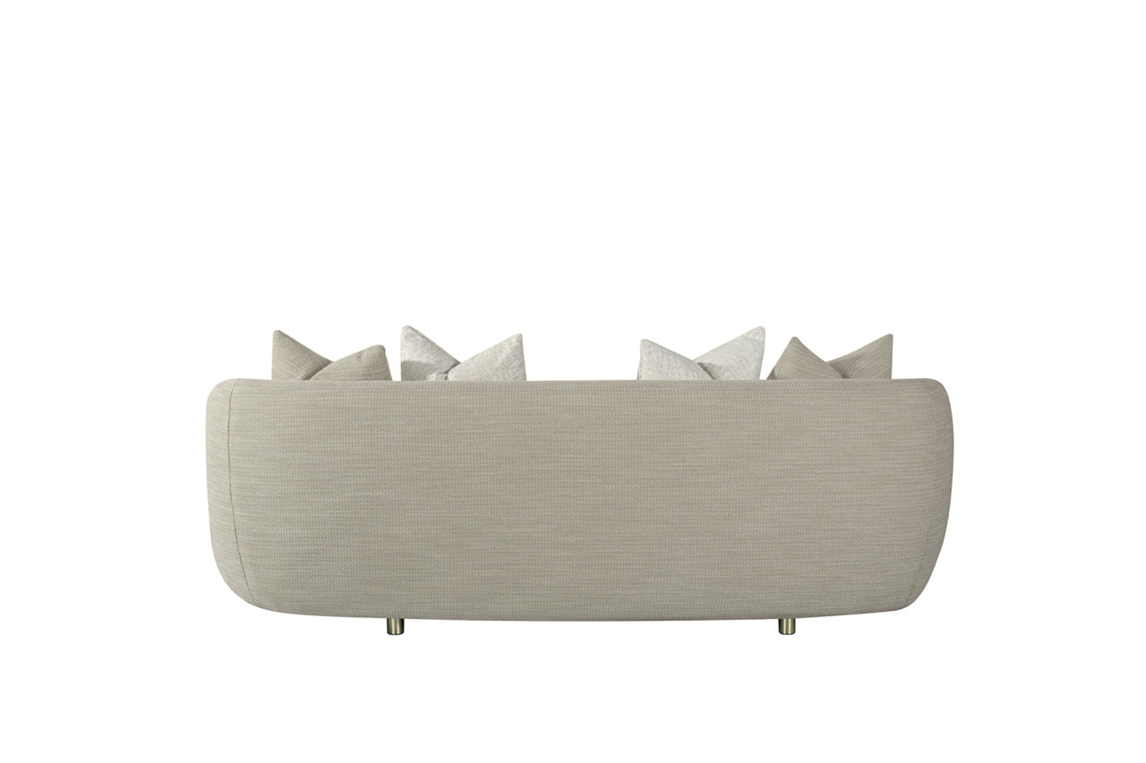 Beige Fabric 3 Seater Sofa - CL8025